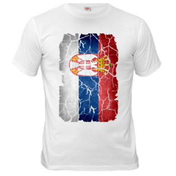 T-shirt Flag of Serbia